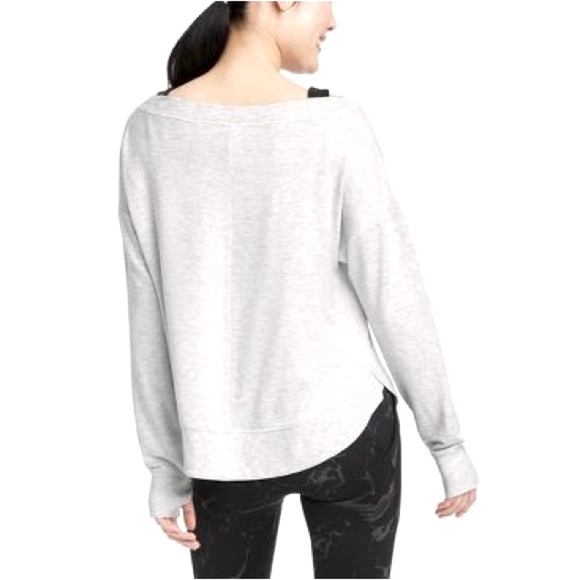 All in Motion™ Women's Super Soft Modal Sweatshirt - Heather Gray - Picture 2 of 4